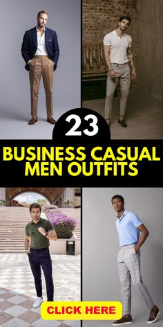 For those who prefer a more classic take on business casual men outfits, the key is in the details. A well-tailored blazer over a simple black or navy blue shirt, matched with dark jeans or slacks, offers a timeless look that respects office norms while still allowing for personal style expression. Accessories like a sleek watch or a leather briefcase can enhance this outfit, making it ideal for both work and after-hours networking events. Men Slacks Outfit, Navy Slacks Outfit Mens, Dark Blue Blazer Outfit, Business Casual Men Outfits, 23 Outfit Ideas, Blazer Men Outfit, 23 Outfit, Blue Sports Jacket