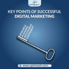 key points of successful digital marketing with the caption's logo in the middle