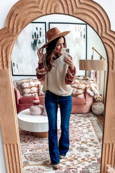 Getting ready for fall. Bring on the sweater! Use my discount code for 20% off. #pinklilyboutique Trip Capsule Wardrobe, Amber Massey, Wine Tasting Outfit, Getting Ready For Fall, Wineries Outfit, Pink Lilly, Autumn Wine, 2022 Outfits, Pink Lily Boutique