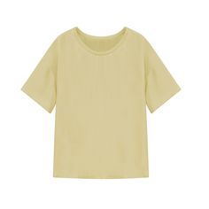 The Silk Sleep Tee blends minimalist style and luxurious material for a top so comfortable you’ll want to wear it all summer! This item is FINAL SALE and cannot be returned or exchanged. Details Materials & Care Shipping & Returns • Loose fit, dropped-shoulder design — absolute comfort in and out of bed.• Perfectly blends with crisp viscose & fine, smooth silk.• Size M is 23.6" in length. Complete the set with our Silk Sleep Pajama Pants. • Materials: 64% viscose, 36% mulberry silk• Care instruc Effortless Short Sleeve Summer T-shirt, Versatile Relaxed Fit T-shirt For Summer, Plain Summer Workwear Tops, Minimalist Crew Neck T-shirt For Summer, Chic Solid Color Short Sleeve Crew Neck Top, Chic Solid Short Sleeve Crew Neck Top, Chic Solid Color Crew Neck Short Sleeve Top, Versatile Summer T-shirt With Relaxed Fit, Minimalist Relaxed Fit Summer Tops