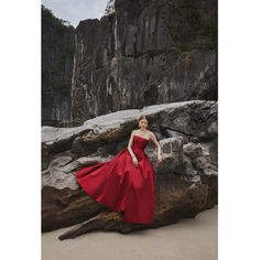 Red Strapless A-Line Full Dress Straight Across Neckline, A Line Maxi Dress, Ankle Length Dress, Red A, Full Dress, Square Neck Dress, Dress Handmade, Red Carpet Event, Confident Woman