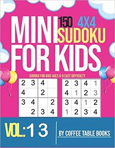 the front cover of mini sudoku for kids volume 15