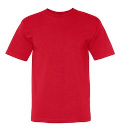 This short-sleeved unisex t-shirt is designed with 100% ring-spun cotton which gives a premium soft feel, is durable, and fits perfectly. Features: Unisex Sizing, Retail Fit, Sideseamed, Rib knit crewneck, Taped neck, and shoulders, Double-needle sleeves and hem Fabrication: 100% SoftLume ring-spun cotton, 20 single 6.1 oz Care: Please avoid using the dryer at high temperatures, We recommend air drying after washing. Shrinkage is less than 5% guaranteed. Plain Red T Shirt, Dark Ash, Blank T Shirt, Blank T Shirts, Red Tee, Shirt Png, Red T, Plain Tshirt, How To Make Shorts