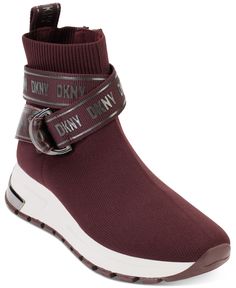 in stock Dkny Shoes, Sock Sneakers, Most Comfortable Shoes, Knit Sneakers, Boots Women, Sneakers Online, Cool Socks, Street Chic, Wedge Sneaker