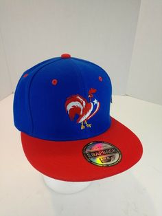 = = = = = = = = = = = = = = = = = = = = = = = = = = = = = UP FOR SALE PUERTO RICO PR SNAP BACK Cap Gorra Hat Blue/Red Embroidered W Flag Gallo Rooster. Please use photo for product details or email any questions. Shipped USPS.            Thanks for Looking!   = = = = = = = = = = = = = = = = = = = = = = = = = = = = = = PAYMENT All forms of payment are processed through Paypal.  Payment must be made within 48 hours of purchase!   SHIPPING INFORMATION U.S. Shipping: We ship from Massachusetts using Snap Back Cap, Paypal Payment, Snap Back, Snap Backs, Massachusetts, Puerto Rico, Rooster, Accessories Hats, Mens Accessories