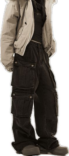 Baggy Cargo Jeans With Patch Pockets For Outdoor, Utility Jeans For Fall Outdoor Activities, Fall Utility Jeans For Outdoor, Baggy Utility Cargo Jeans For Workwear, Baggy Utility Cargo Jeans For Outdoor, Utility Cargo Jeans For Outdoor, Utility Baggy Cargo Jeans For Outdoor, Utility Style Cotton Jeans With Flap Pockets, Utility Cotton Jeans With Flap Pockets