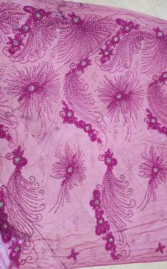 Material Net Fabric Type Lace and Sequin medium weight 50" wide Sold by yard in continuous yards ad Hand Made Beaded lace Fabric, Sequin lace,  Wedding lace  Embroidered Floral lace Yard Pink Machine-embroidered Fabric For Weddings, Pink Machine Embroidered Fabric For Wedding, Pink Embroidered Fabric For Wedding With Machine Embroidery, Purple Embroidered Wedding Fabric With Lace Work, Purple Embroidered Fabric With Lace Work For Weddings, Purple Wedding Embroidered Lace Fabric, Pink Lace Fabric With Intricate Embroidery, Purple Lace Embroidered Fabric For Wedding, Pink Lace Fabric For Wedding