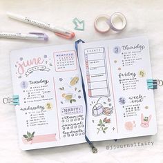 Bullet Journal Ideas Layout, Dorm Tour, Bullet Journal For Beginners, Bullet Journal Weekly Spread