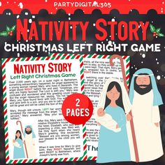 nativity story christmas left right game