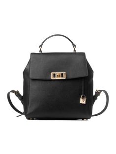 Michael Kors Women's Karson Medium Backpack Black 35S9GKRB6L. Modern Travel Backpack With Silver-tone Hardware, Classic Black Backpack With Gold-tone Hardware, Everyday Backpack With Silver-tone Hardware, Travel Backpack With Silver-tone Hardware, Luxury Leather Backpack With Silver-tone Hardware, Luxury Standard Backpack With Branded Hardware, Modern Leather Backpack With Gold-tone Hardware, Luxury Travel Backpack With Silver-tone Hardware, Luxury Michael Kors Backpack With Detachable Strap