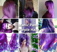 Manic Panic - Hair Colors Ideas Aqua Hair Color, Manic Panic Hair Color, Hair Dyer, Manic Panic Hair, Hair Colors Ideas, Hot Hair Colors, Lilac Hair, Hair Dark, Lavender Hair