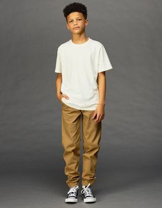 Rsq Twill Jogger Pants. Twill Jogger With 4-Way Stretch. Elastic Drawstring Waist. Side Slip Pockets. Small Right Side Zip Pocket. Back Right Welt Button Pocket. Elastic Cuffs. 97% Cotton 3% Spandex. Machine Wash. Imported. | Rsq Boys Twill Jogger Pants Casual School Pants With Elastic Waistband, Casual Pants With Elastic Waistband For School, Casual Cotton Cargo Pants For School, Casual Relaxed Fit Bottoms For School, Casual School Pants, White School Bottoms With Elastic Waistband, White Bottoms With Elastic Waistband For School, Kid Reference, Kid Aesthetic