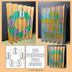 we prepare for jesus coloring book with pictures and instructions to make it look like they are in the bible