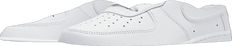 Classic White Fade-resistant Sneakers, Classic Nike Sneakers With Perforations, Classic Nike Sneakers With Vented Sides, Classic Fade-resistant Sneakers With Round Toe, Modern White Fade-resistant Sneakers, White Leather Slip-resistant Sneakers, Classic White Nike Sneakers, White Slip-resistant Sneakers With Round Toe, Classic Sneakers With Vented Sides And Round Toe