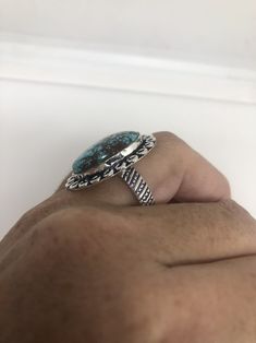 Large genuine blue Turquoise Vintage ring Low content silver not sterling. Size 9 Can be re sized at my jeweler. $10-$20 All rings are shipped free in the US in a nice gift box. Check out our over a THOUSAND great reviews Engraving is $4 per letter and is not always perfect depending on the piece. It can take a few days if the jeweler is busy. This is payable to Paypal Judithsltd@gmail.com Blue Turquoise Sterling Silver Ring, Handmade Sterling Silver Turquoise Ring, Collectible Round Turquoise Ring, Fine Jewelry Silver Turquoise Ring For Anniversary, Silver Turquoise Ring For Anniversary, Turquoise Round Jewelry With Stone Setting, Turquoise Round Stone Setting Jewelry, Round Turquoise Jewelry With Stone Setting, Silver Turquoise Cabochon Ring