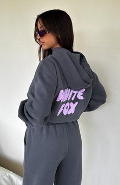 Sweat Matching Set, White Fox Volcanic Hoodie, Purple White Fox Hoodie, White Fox Vol 3 Hoodie, Cute Fluffy Hoodies, White Fox Hoodie Grey, White Fox Hoodie Pink, White Fox Tracksuit Set, Sweatpant Sets