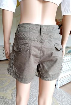 "military shorts olive green shorts Forest Green Vintage 90's Women's Clothing womens shorts Army Shorts Cargo Shorts M Boot shorts Ready to ship. MATERIAL : 100% cotton waist: ( 80 cm ) 31.5\" HIP ( 102 cm ) 40.16\" length: ( 32 cm ) 12.60\" Tag size: 38 The color on the pictures may vary due to monitor settings and light reflections. We appreciate your patience. Thank you so much for looking at my works! Please do not hesitate to contact with me for any questions. See you." Military Style Khaki Shorts For Summer, Khaki Cargo Shorts For Summer, Summer Khaki Cargo Shorts, Khaki Short Leg Cargo Shorts For Summer, Military Style Khaki Shorts, Summer Cargo Style Shorts, Military Khaki Shorts With Pockets, Utility Shorts For Summer, Utility Bermuda Shorts For Summer