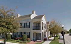 an apartment building with balconies on the first floor and second story is shown in this google image