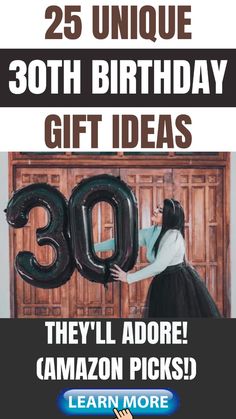 This list is overflowing with 25 unexpected Amazon finds that go beyond the usual. From personalized experiences to quirky delights, discover gifts that'll spark joy and surprise! Make their 30th unforgettable. (Click for all 25 ideas!) #30thbirthday #uniquegiftideas #birthdaygift #amazonfinds #giftideas #promotion #affiliate | unique 30th birthday gift ideas 30th Birthday Gift Ideas For Women, Dirty 30 Gifts, Dirty 30, Gift Ideas For Women, Spark Joy, 30 Gifts