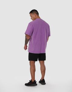 This men's oversized shirt is made from high-quality, breathable cotton, this t-shirt is designed to keep you comfortable and cool during even the most intense gym sessions. The oversized fit provides plenty of room for movement, allowing you to stretch, lift, and sweat without feeling restricted. But it's not just about function - this T-shirt also looks very stylish with its vintage-inspired acid-washed design that features a distressed print, you'll stand out from the crowd and make a stateme Sporty Washed T-shirt With Relaxed Fit, Sporty Washed Relaxed Fit T-shirt, Sporty Acid Wash Soft-washed T-shirt, Acid Wash Cotton Sporty T-shirt, Sporty Acid Wash Cotton T-shirt, Acid Wash Crew Neck T-shirt For Loungewear, Urban Cotton T-shirt For Workouts, Acid Wash Relaxed Fit Short Sleeve T-shirt, Acid Wash Relaxed Fit T-shirt With Short Sleeves