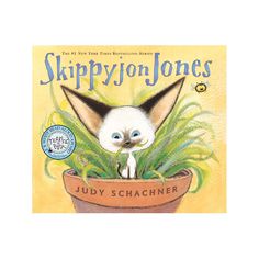 an illustration of a cat in a pot with the caption skippyjon jones