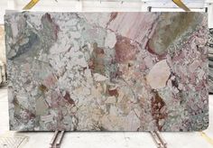 a large marble slab in a warehouse