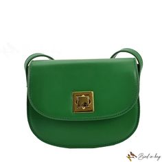 Bird in Bag - New bag fashion simple female bag single shoulder crossbody bag female bag Classic Green Shoulder Bag With Mobile Phone Holder, Classic Green Shoulder Bag With Phone Holder, Green Shoulder Saddle Bag, Classic Green Crossbody Box Bag, Classic Green Mobile Phone Bag, Elegant Solid Color Flap Shoulder Bag, Chic Green Shoulder Saddle Bag, Chic Green Saddle Shoulder Bag, Elegant Crossbody Bag In Solid Color