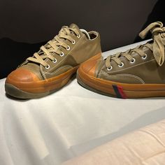 Leather. Gently Used. Rare. Size 11. Olive Green. Gum Soles. Green Leather Skate Shoes, Low-top Leather Skate Shoes For Outdoor, Green Casual Suede Skate Shoes, Green Leather Lace-up Skate Shoes, Vintage Lace-up Chukka Boots With Leather Footbed, Keds, Leather Sneakers, Olive Green, Athletic Shoes