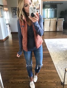 Vest Outfit, Grunge Look, Cute Fall Outfits, Trend Fashion, Casual Fall Outfits, Girly Outfits, Ladies Dress Design, Spring Outfits Casual, Looks Style