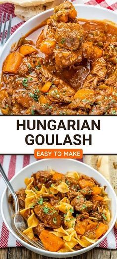 hungarian goulash is an easy to make dish that's ready in less than 30 minutes