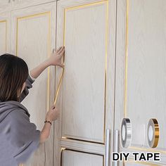 Faster shipping. Better service Tape Wall, Floor Edging, Floor Wallpaper, Wall Decor Design, Adhesive Tiles, Door Stickers, Wall Decor Stickers, Palau, Decorative Panels