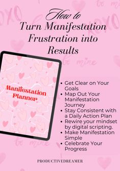 Frustrated with manifesting? Turn that frustration into results with the Digital Manifestation Planner! ✨ This planner is designed to help you manifest your dream life with proven strategies like scripting manifestation. Whether you’re new to manifesting or want to take your manifestation practice to the next level, this planner is your ultimate tool. Use it on your iPad for a sleek and organized approach to manifest reality and tap into the Law of Attraction. Ready to learn how to manifest and start seeing results? Grab your digital manifestation planner today and begin digital manifesting your dreams! 💫

Keywords: Manifest, Manifestation, Manifesting, Scripting manifestation journal, Manifest reality, How to manifest, Manifesting law of attraction