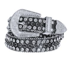 PRICES MAY VARY. ☆【Belts For Women Shiny Belt Studded Belt】Rhinestone belts for women is covered with rhinestones, Womens belts are very dazzling and eye-catching. Two sides of the women's belt are wrapped with exquisite small beads to protect the edges of the belt and increase the sense of fashion. With retro diamond large buckle and delicate diamond tail, the Belt for women looks more gorgeous and shiny. ☆【Western Rhinestone Belt For Dresses Women】This men women rhinestone belt is made of high Silver Adjustable Belt With Rhinestone Rivets, Adjustable Silver Belt With Rhinestone Rivets, Adjustable Silver Belts With Bling, Adjustable Silver Belt With Bling, Silver Belt With Rhinestone Rivets For Party, Silver Adjustable Belt With Rhinestones, Bb Belt Y2k, Bb Belts, Bb Belt