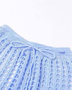 Details: Crochet coord set. coming with halter bralet and short skirtTop Length: CroppedSleeve Length: Sleeveless Skirt Length: ShortMaterials:100% Acrylic Mini Length Beach Shorts For Beach Season, Mini Beach Shorts For Beach Season, Blue Mini Length Shorts For Vacation, Blue Mini Shorts For Vacation, Light Blue Fitted Beach Shorts, Light Blue Fitted Shorts For Beach, Fitted Light Blue Beach Shorts, Sleeveless Skirt, Coord Set