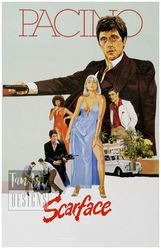 a movie poster for scarface