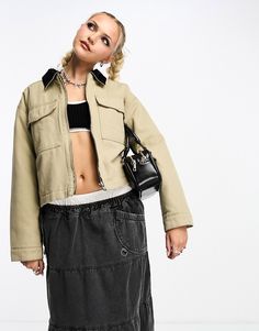 Canvas Jacket, Go Out, Asos, Collar, Canvas, Design