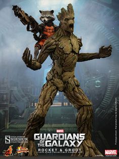 the action figure is being displayed in this promotional image