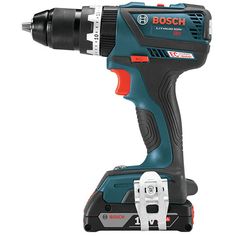 the bosch power drill is on display with its attachment attached to it's body