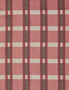 a red and green plaid fabric