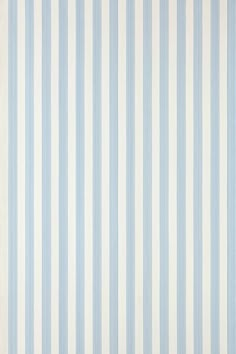 a blue and white striped wallpaper with vertical stripes