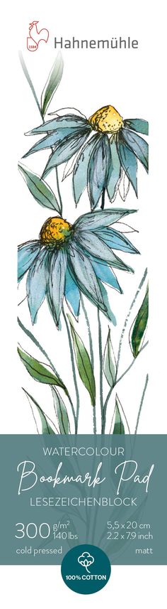 an advertisement for the watercolor painting workshop with blue flowers and green leaves on it