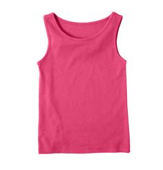 The Tank in Raspberry | Primary.com Pool Blue, Basic Tank Top, Athletic Tank Tops