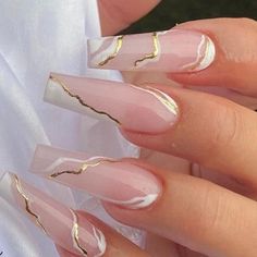 Fake Nails Long, Classy Acrylic Nails, Acrylic Nails Coffin Pink, Acrylic Nails Coffin Short, Luxury Nails, Acrylic Nails Coffin