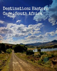 a dirt road with the words solo travel destination / eastern cape, south africa on it