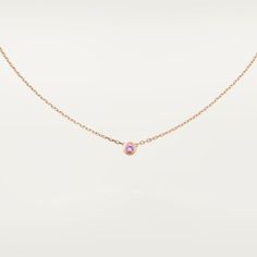 Cartier Rose Gold Jewelry Gift, Cartier Rose Gold Fine Jewelry, Cartier Rose Gold Round Jewelry, Cartier Necklace For Gift, Cartier Fine Jewelry For Gift, Luxury Round Pink Gold Necklace, Cartier Fine Jewelry Necklace As Gift, Cartier Fine Jewelry Necklaces As Gift, Cartier Pendant Necklace As Gift