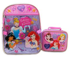 Disney Princess Backpack & Lunch Bag at Big Lots. Disney Standard Backpack For End Of School Year, Pink Disney Backpack For Disney Fan Events, Pink Disney Backpack For Fan Events, Disney Style Backpack Bag As Gift, Disney Style Backpack Bag For Gifts, Disney Backpack For End Of School Year, Disney Purple Back To School Bag, Disney Purple Bags For Back To School, Purple Disney Bags For Back To School