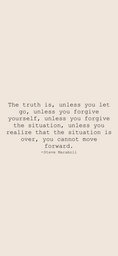 the truth lies unless you let go, unless you forget it is true or false