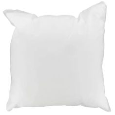 a white pillow on a white background