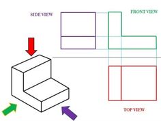 an image of a box with two different boxes on it and the top view below