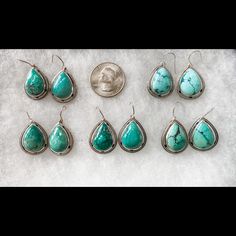 Stunning Turquoise And Pure Sterling Silver Earrings. Gorgeous Natural Turquoise, New And In Original Packaging. Teardrop Shape. Turquoise Teardrop Jewelry Set, Turquoise Teardrop Jewelry With Matching Earrings, Hypoallergenic Turquoise Teardrop Jewelry, Nickel-free Teardrop Turquoise Jewelry, Hypoallergenic Turquoise Drop Jewelry, Turquoise Teardrop Pendant Jewelry With Matching Earrings, Nickel-free Turquoise Teardrop Earrings, Turquoise Teardrop Earrings For Jewelry Making, Hypoallergenic Turquoise Sterling Silver Teardrop Earrings